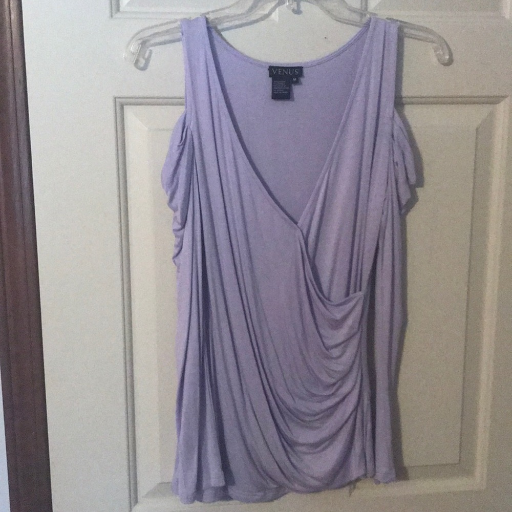Cold shoulder long sleeved top